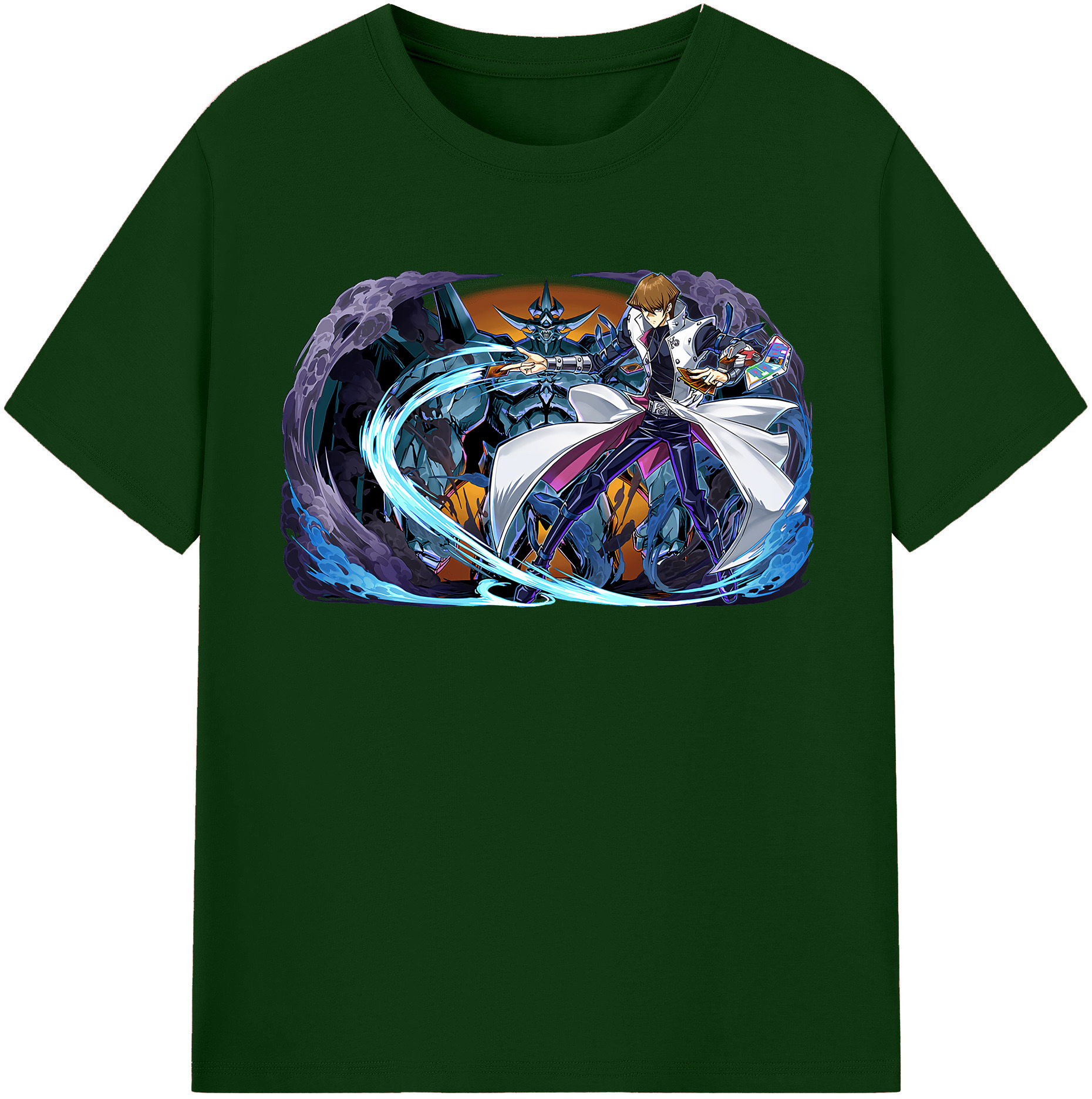 （画像用） 遊☆戯☆王 Yu-Gi-Oh! 綿100％半袖Tシャツ（フロントプリント）